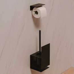 Portarrollos Bari – accesorios baño moderno con estante