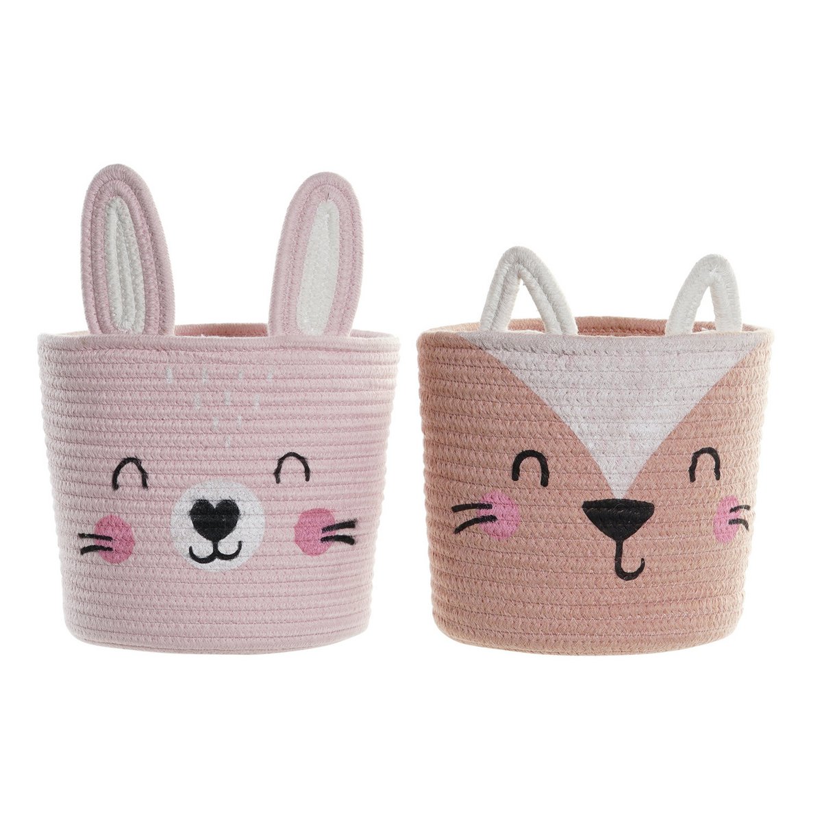 CESTA ALGODON 25X25X22 ANIMAL 2 SURT. DC183644