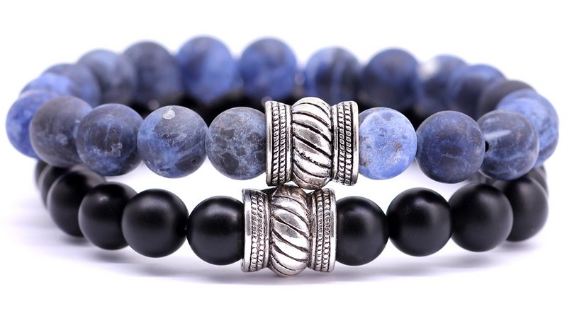 Bali Mat Set Sodalite x Black Onyx