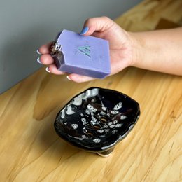 SILKY RELAXING NATURAL SOAP (LAVENDER, THYME, SILK)