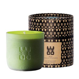 WOO Sustainable Scented Lucky Candle | Upcycled Wine Bottle | 60 Hr Burn Time