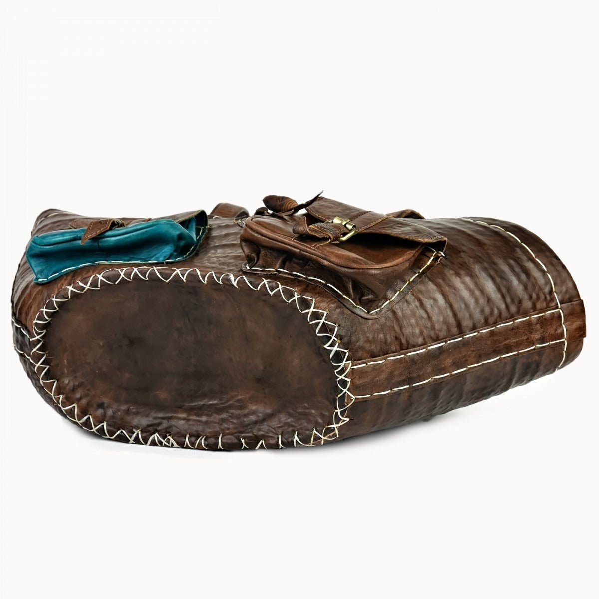 Leather Basket 'Saint Tropez'
