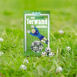 Snack portion of goal wall shooting chewing gum football gift