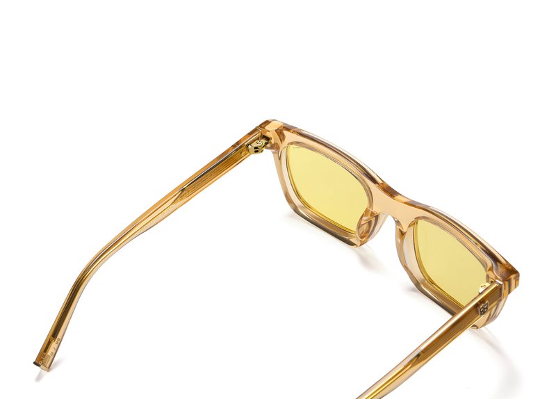 Walton & Mortimer n. 54: occhiali da sole "Inferno" Shimmer Champagne