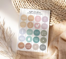 Stickervel A5 | Gift - Kleur