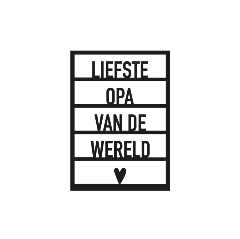 Karte Vatertag "Liebste Opa der Welt"