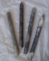 Marble Taper Candle