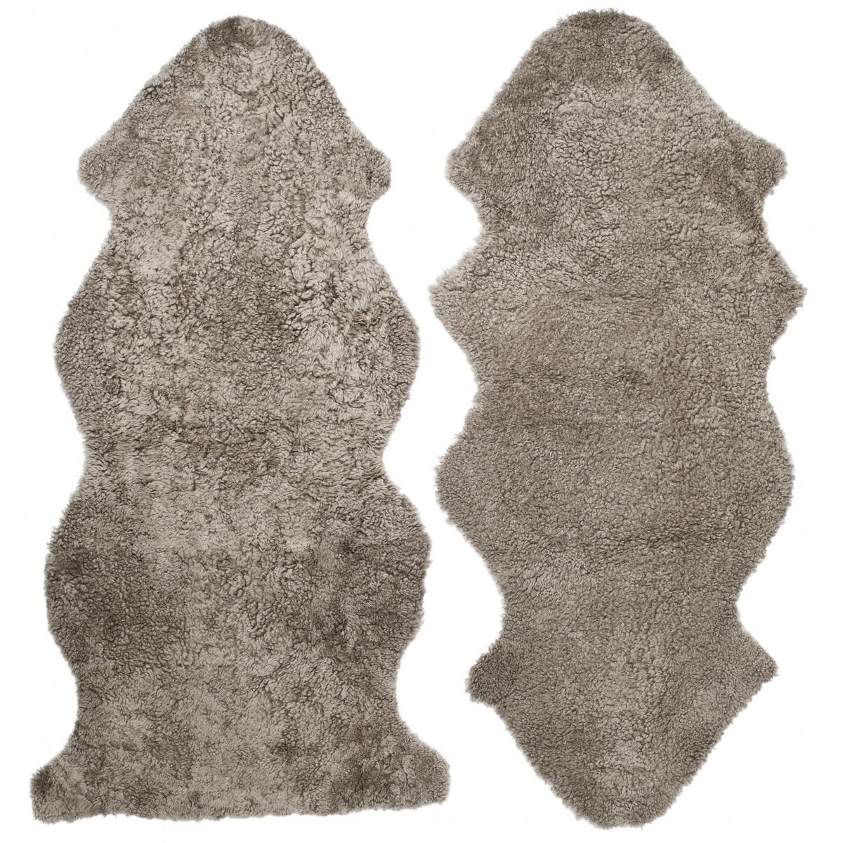 Curly 1,5-set sheepskin_Light Brown