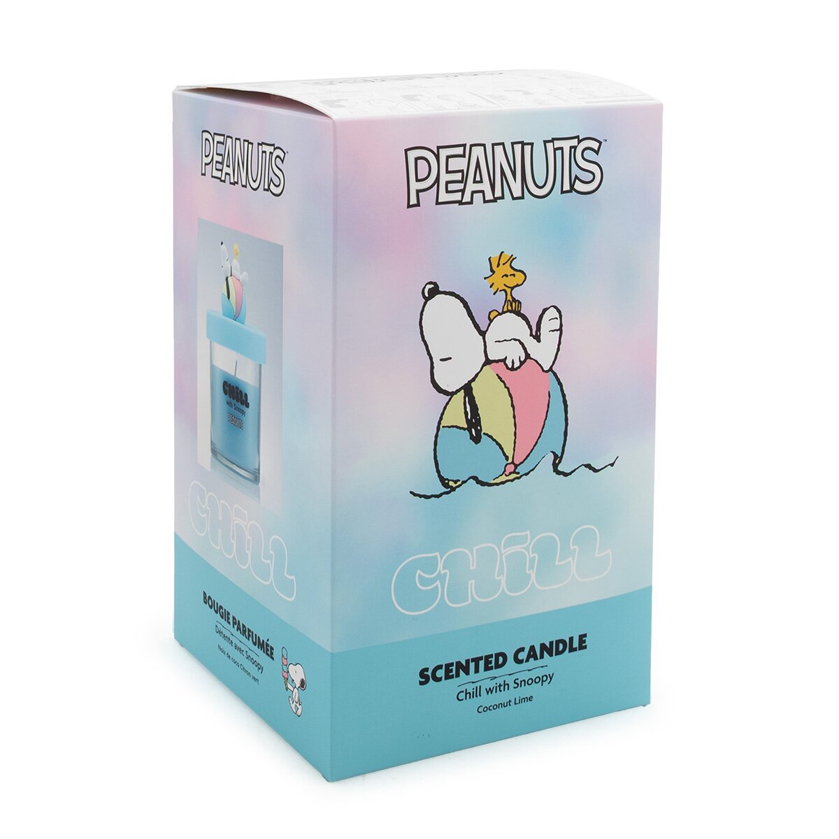 Candela profumata Peanuts Chill con Snoopy - 180g