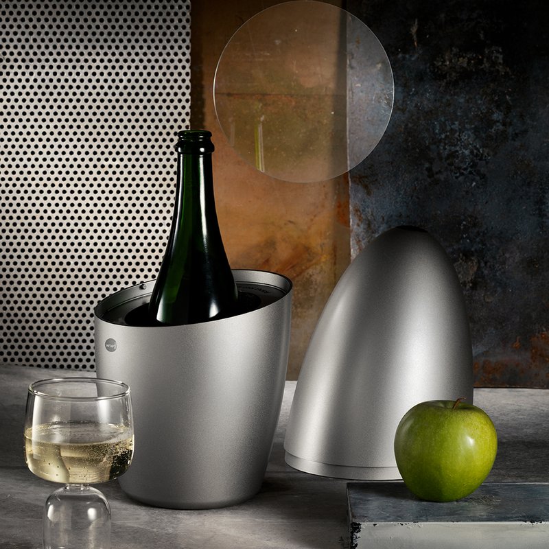 WEGG METAL - Vin- og Champagnekøler med Gel Bags Kit