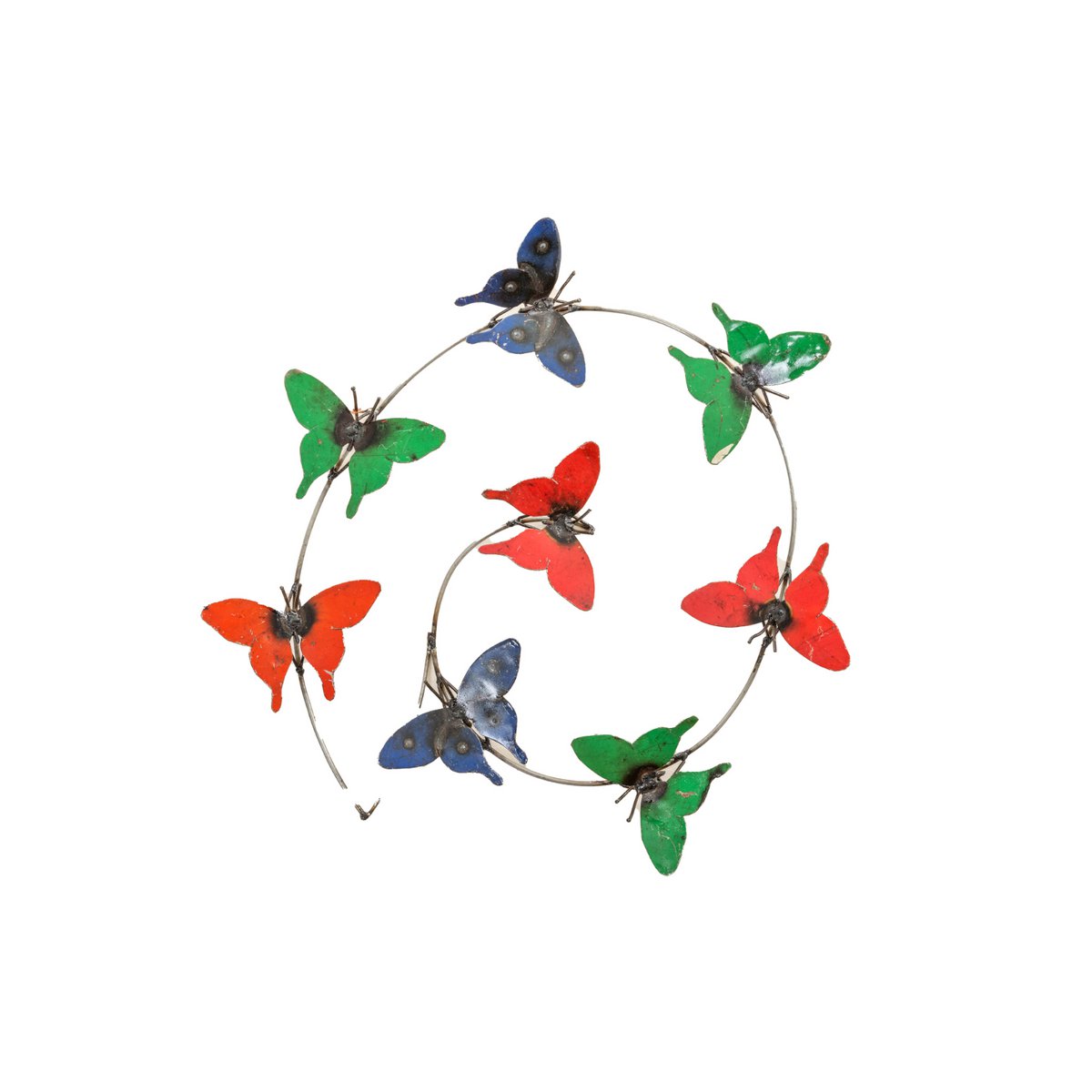 ZIMBA-ARTS MÉTAL VIE ROTATION PAPILLON
