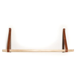 Wandregale aus Holz mit lebender Kante in verschiedenen Größen; 60, 90 und 120 cm lang
