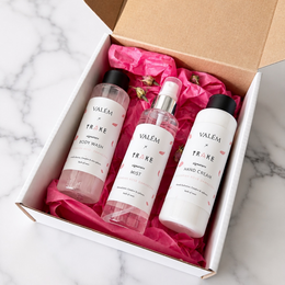 Bulgarian Rose Body Care Gavesæt | Shower Gel, Body Mist & Håndcreme