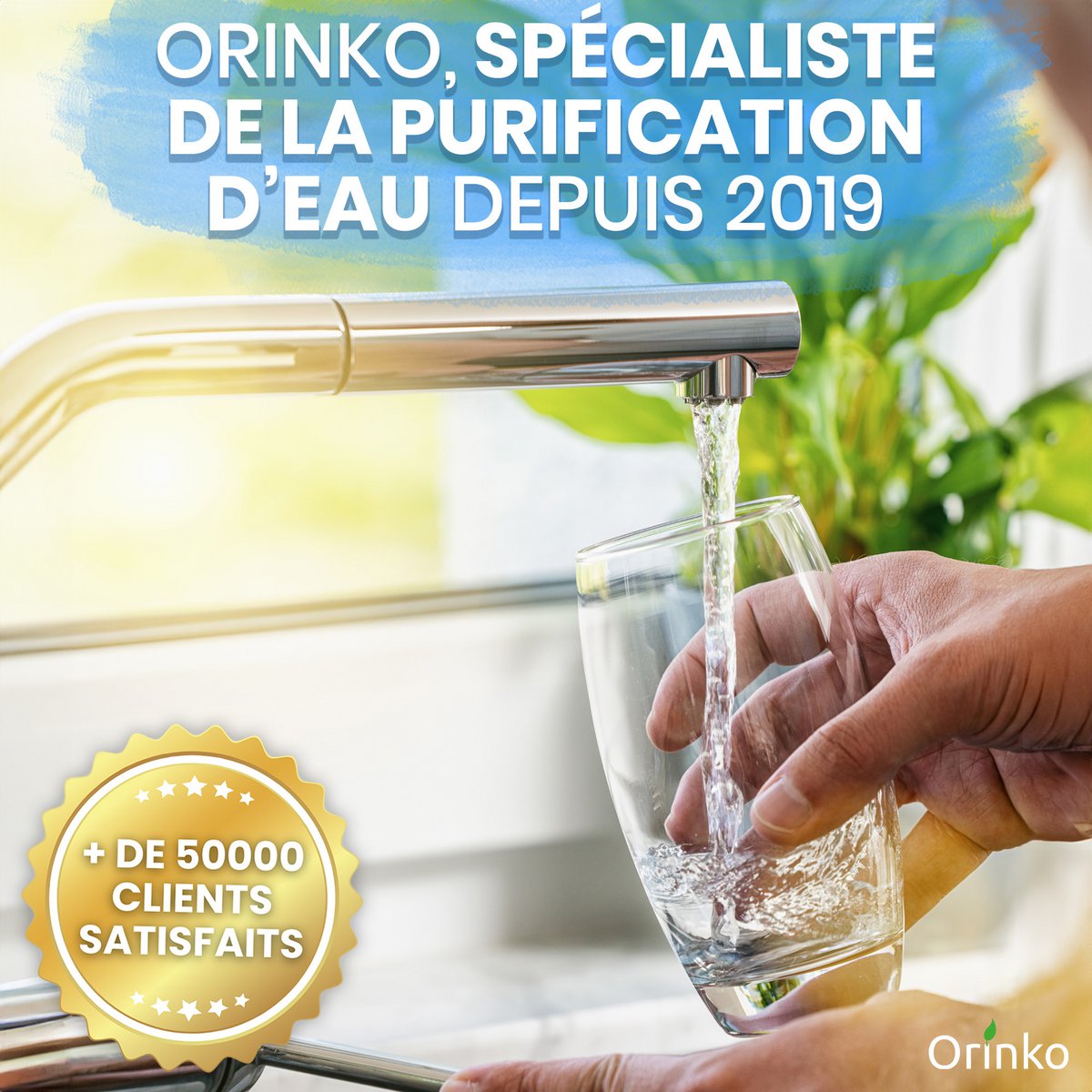 Waterfilter door zwaartekracht 8.5L - waterzuiveraar per zwaartekracht - fontein fontein met actieve steenkool