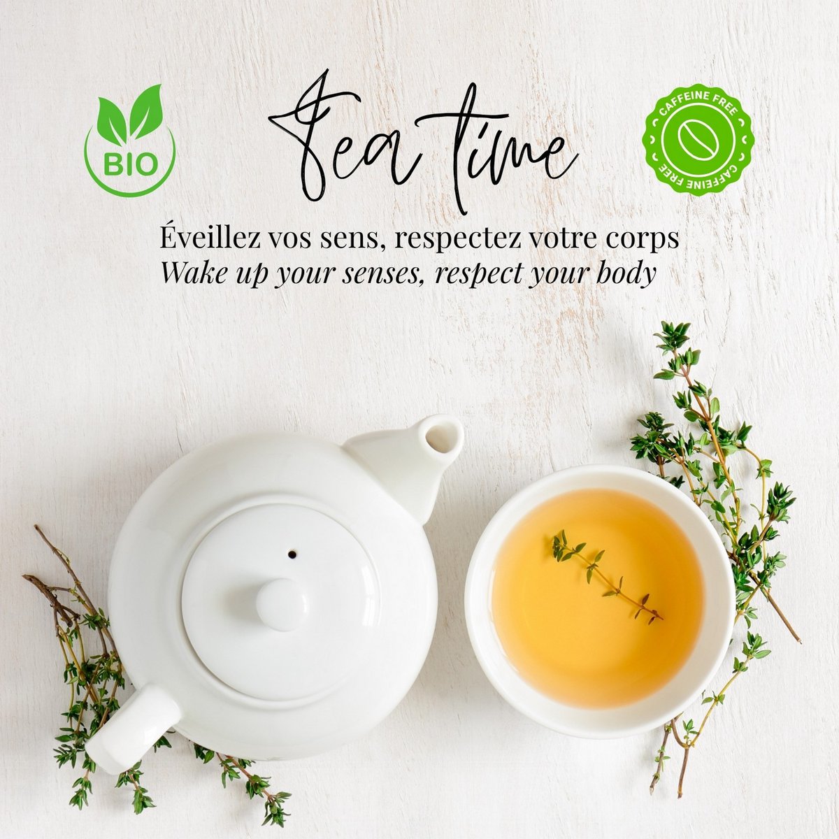 Bio-Kräutertee für die süße Nacht – natürliche entspannende und beruhigende Aufgüsse – koffeinfreier Bio-Kräutertee