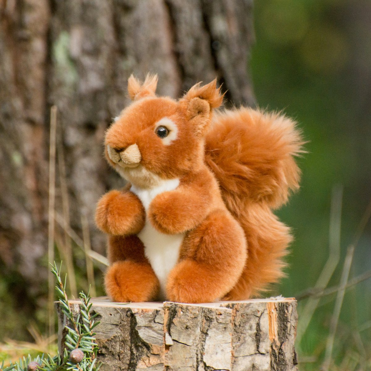 Eekhoorn 14 cm - knuffel - knuffel