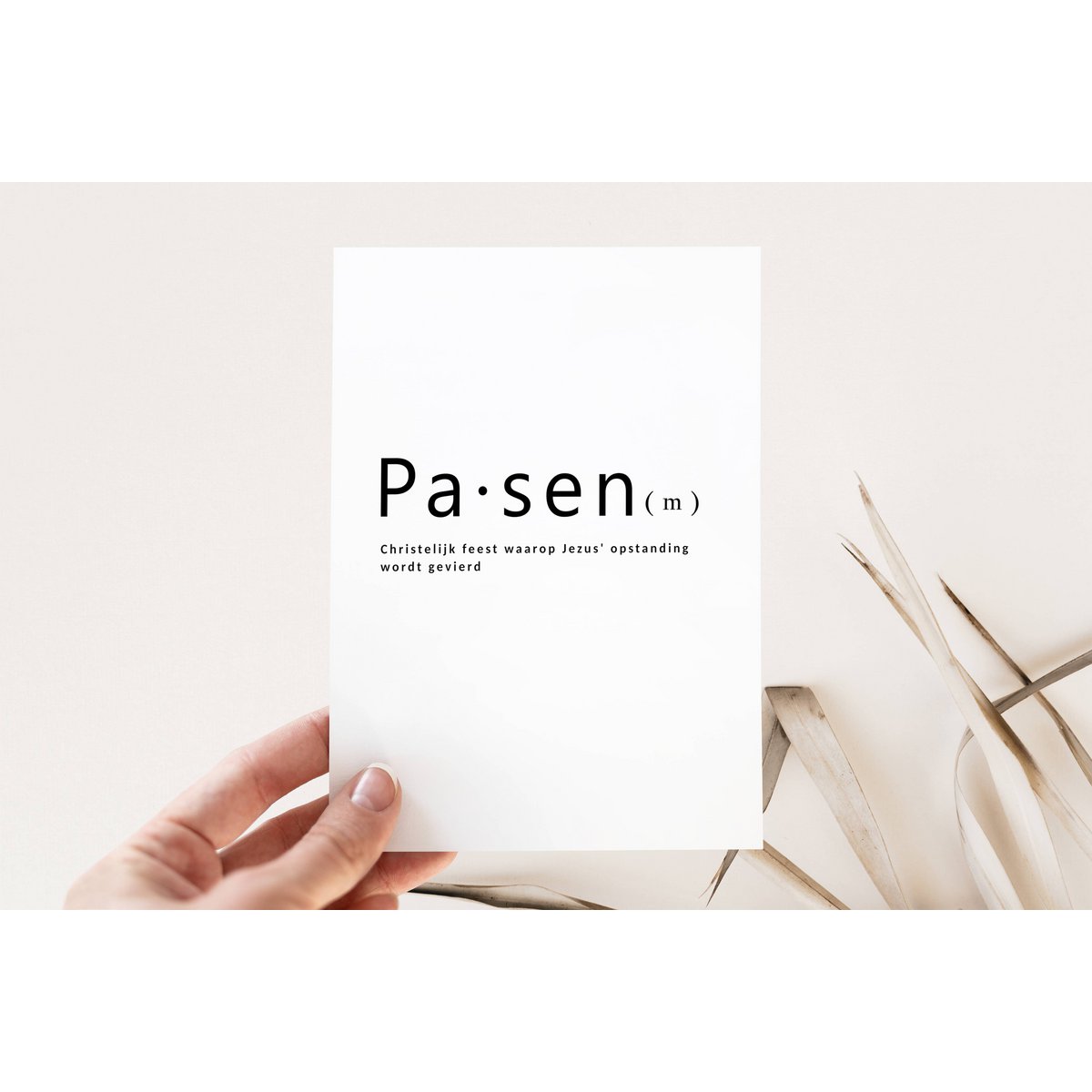 Easter card - Easter meaning card - minimalist Easter card, Easter card, Happy Easter card, A6 card