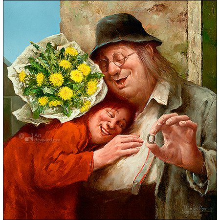 Card folder - Marius van Dokkum, True love