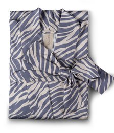 Bathrobe Kimono Zebra Almond