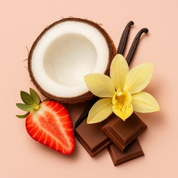 Mykonos Dream candle - Coconut hull - Strawberry, coconut and vanilla