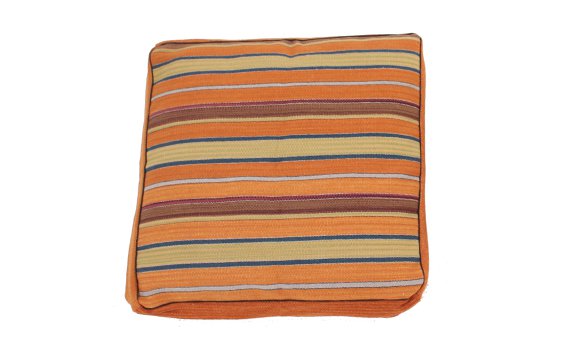 Hazan Kelim Cushion Stripes Orange Guld
