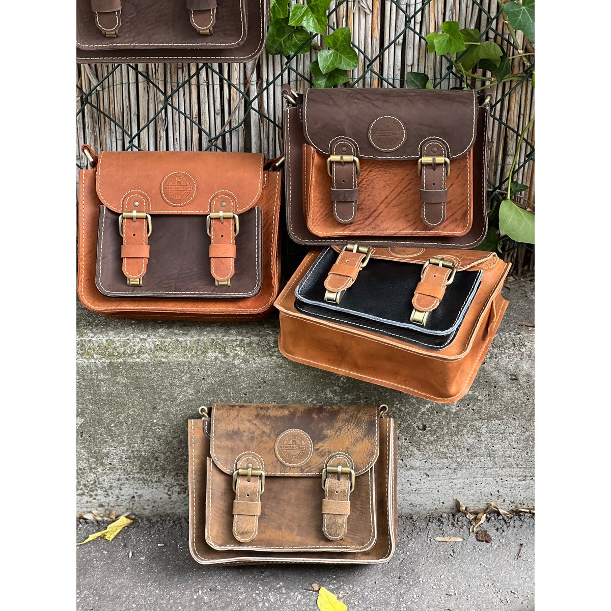 Handmade Genuine Leather Crossbody Bag