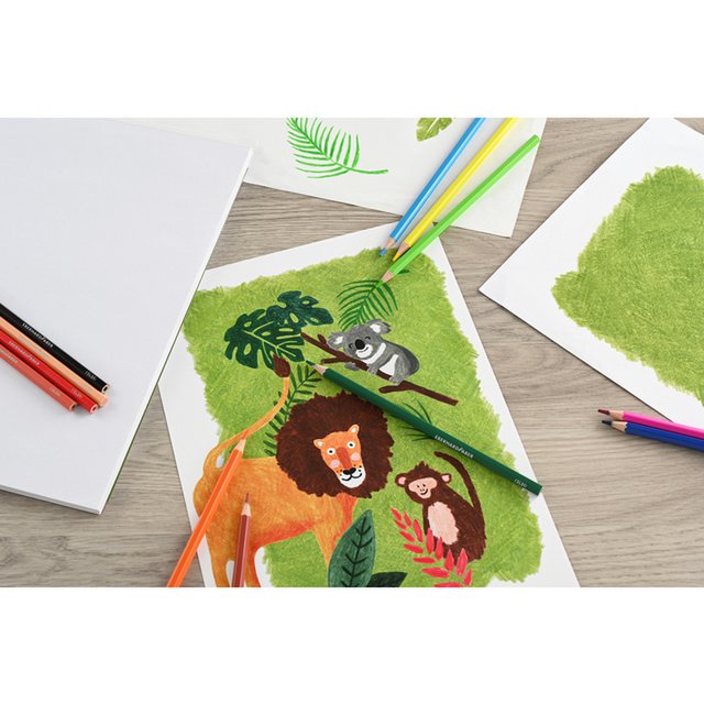 Colored pencil EFA 17.5cm cardboard case of 12 pcs. ass.kl wood-free