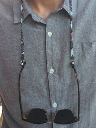 Aquamatblau | Brille Nabelschnur Herren