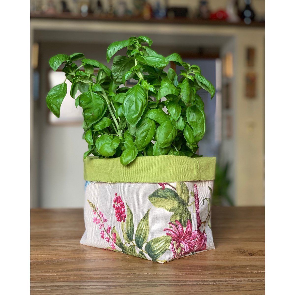 Chlebówka, h=20cm, mieszanka lnu i bawełny, z nadrukiem | Botanico
