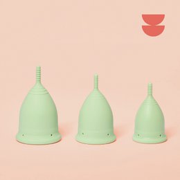 divine Menstruationstasse I Hard l Spring Symphony l Größe S