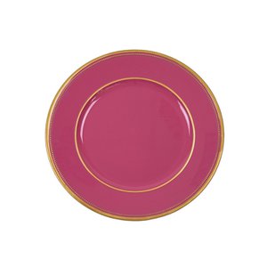 Platzteller, pink, Kunststoff, D.33 cm