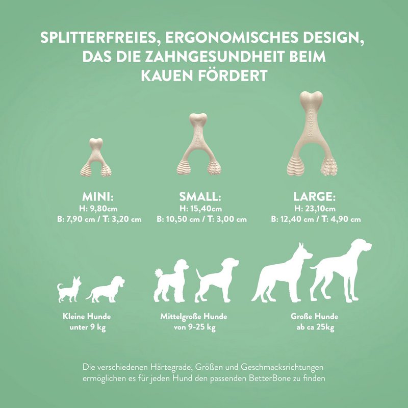 Betterbone Cubes - Small Medium Classic (sans nylon, CO2 fabriqué neutre en Europe)