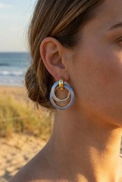 Pendientes de acero inoxidable