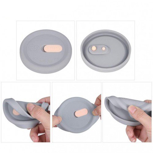 Haakaa 100% Natural Silicone Milk Collector 150ml + Gray Lid