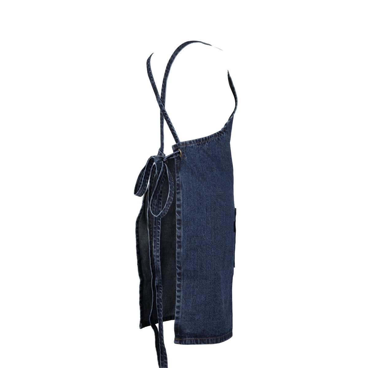 Apron DENIM crossback - 75x85 cm, blue