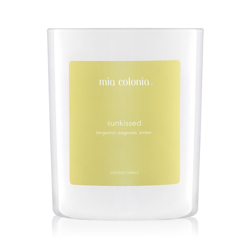 Bougies parfumées Armonica « Sunkissed » 100% cire de colza naturelle 250g