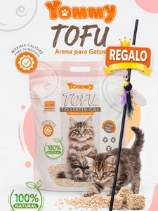 Free Gift | Yommy Natural Cat Litter | Eco-Friendly Tofu Cat Litter | Ultra-Absorbent, Fast-Drying & Dust-Free | Biodegradable and Flushable | Low Tracking, Easy Cleanup & Fresh Scent