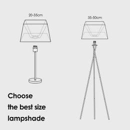 Home Sweet Home Fabric Lampshade Black - 35 x 30 x 19 cm