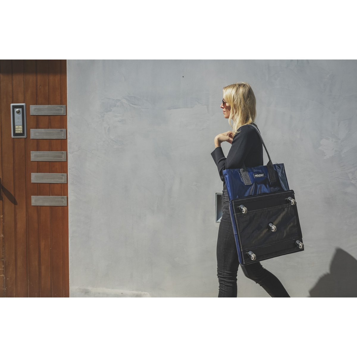 Hulkenbag Large Midnight Blue z wbudowaną osłoną