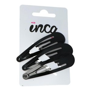 Pack of 3 Clips - Hairpins - 7 cm - Black