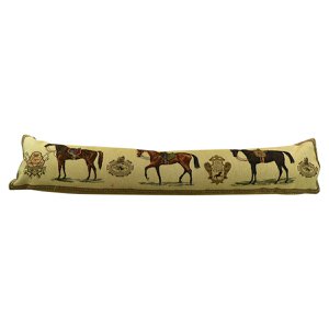 Gobelin draft cushion horse saddle 20x90cm