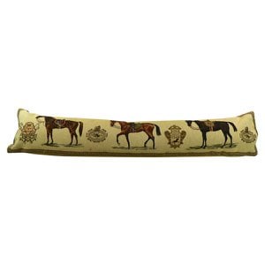 Gobelin draft cushion horse saddle 20x90cm