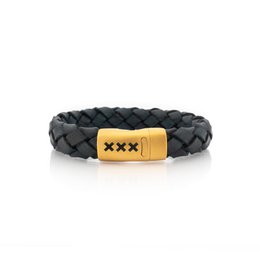 Læderarmbånd Sort | Mokum Stolt