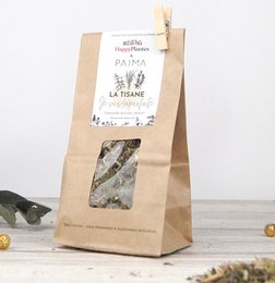 Herbal tea for acne-prone skin, made with natural ingredients including green tea leaves, ideal for soothing and cleansing the skin.