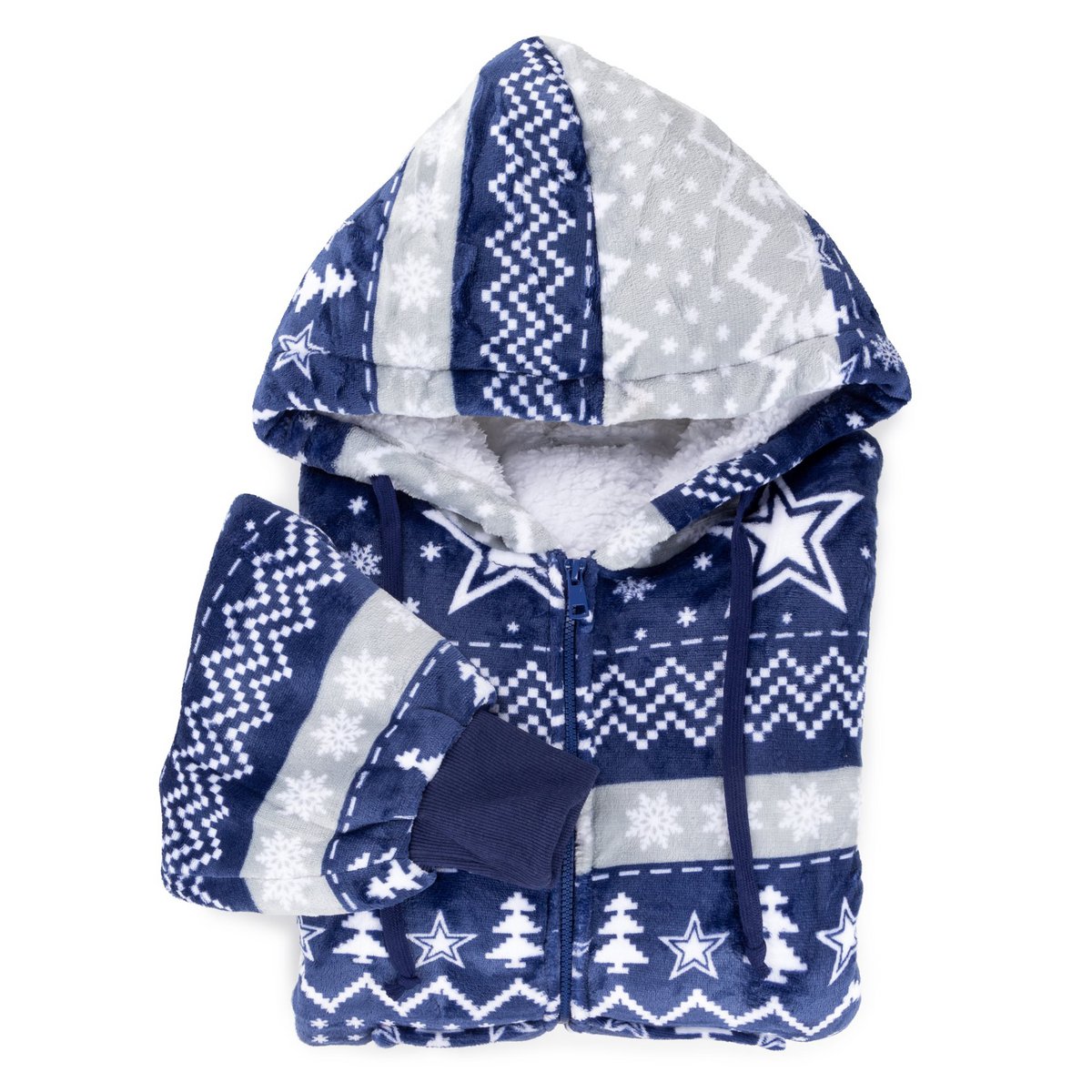 Vitapur - Hoodie blanket with zipper + socks - Christmas