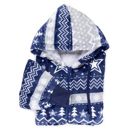 Vitapur - Manta sudadera con cremallera + calcetines - Navidad