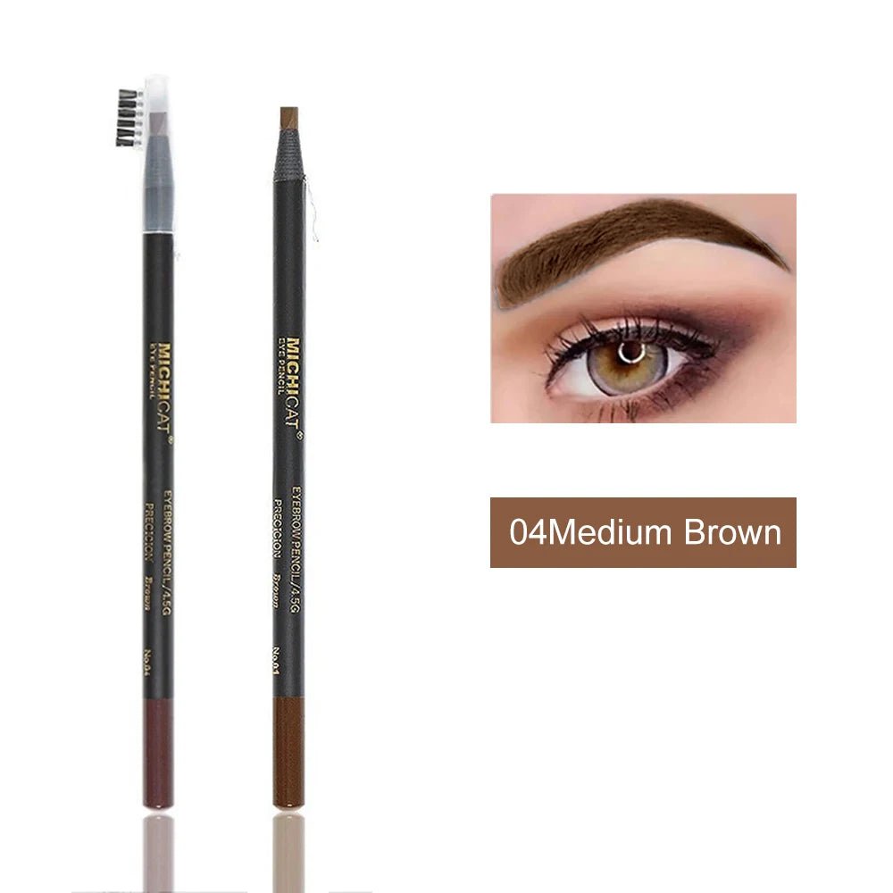 1PC Matita per sopracciglia Impermeabile Microblading Penna per sopracciglia Tinta tatuaggio Sopracciglia Trucco 6 colori Matita per sopracciglia naturale a lunga durata