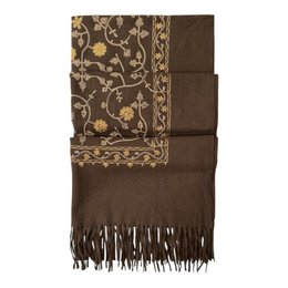 Sciarpa ricamata di alta qualità in lana design autunnale ITFUHFXH602