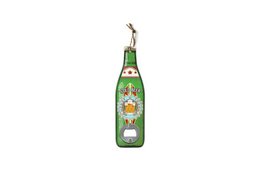 Abrebotellas cerveza en color verde 20 cm