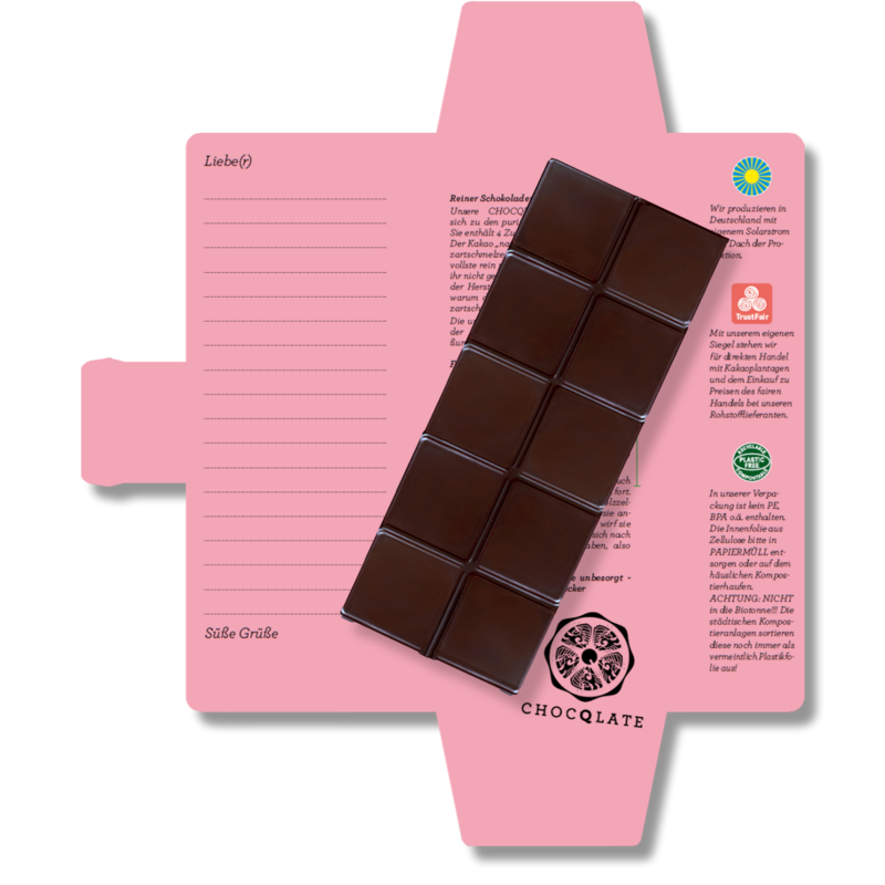 SweetGreets biologische chocolade "...trakteer jezelf op wat je..."